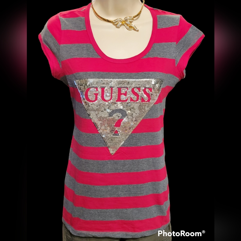 Guess S Teashirt Sequins
